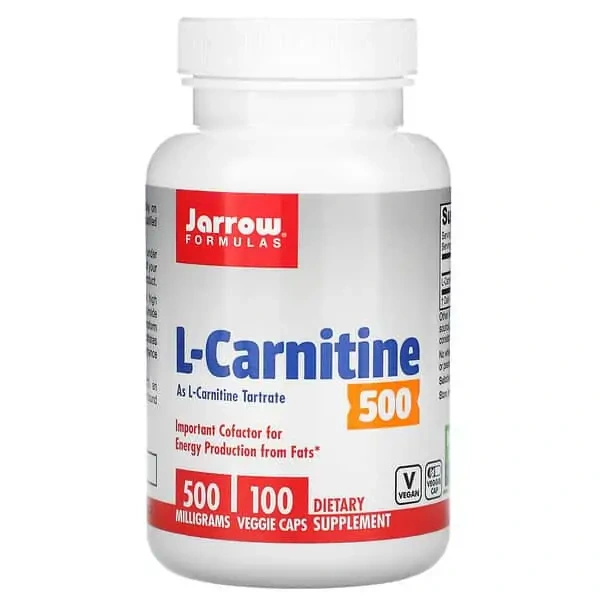 JARROW FORMULAS L-Carnitine 500mg (L-karnityna) 100 Kapsułek wegetariańskich