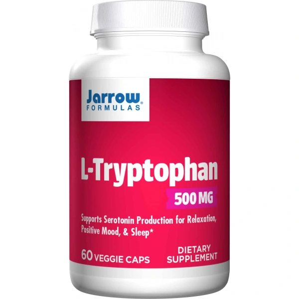 JARROW FORMULAS L-Tryptophan 500mg (L-Tryptofan) 60 Kapsułek wegetariańskich
