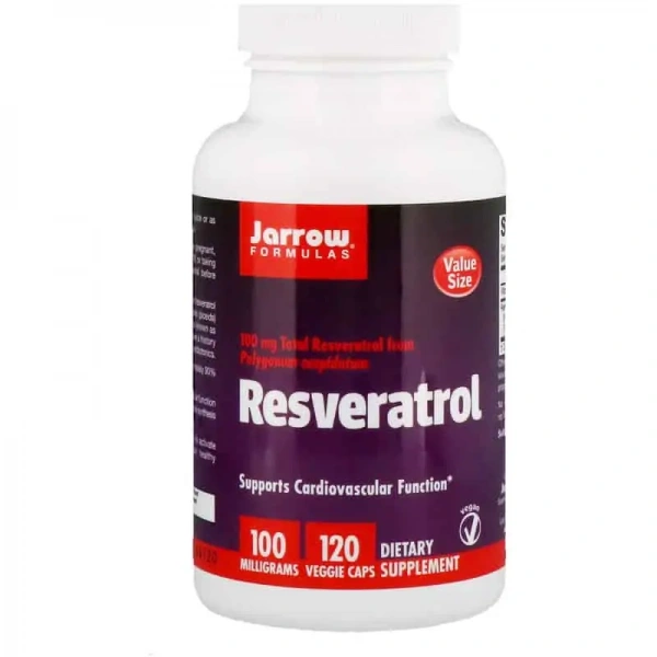 JARROW FORMULAS Resveratrol (Resveratrol) 120 Vegetarian Capsules