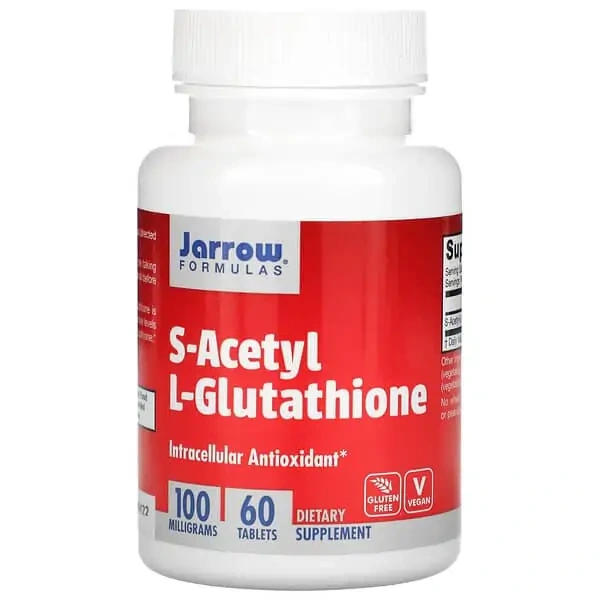JARROW FORMULAS S-Acetyl L-Glutathione 100 mg 60 Tablets