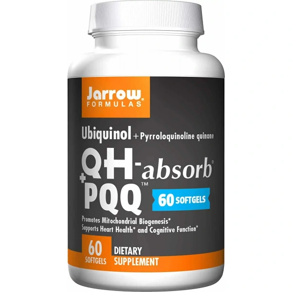 JARROW FORMULAS Ubiquinol QH-absorb + PQQ (Ubichinol, Antyoksydacja) 60 Softgels