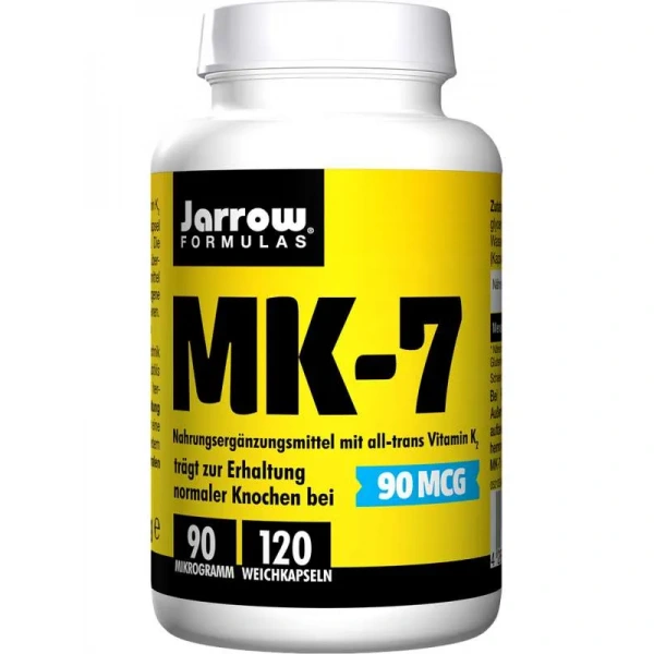 JARROW FORMULAS Vitamin K2 MK-7 90mcg (Witamina K2 MK-7) 120 Softgels