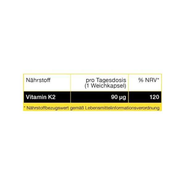JARROW FORMULAS Vitamin K2 MK-7 90mcg (Vitamin K2 MK-7) 120 Softgels