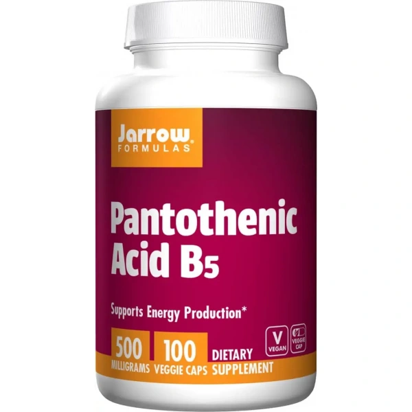 JARROW FORMULAS Pantothenic Acid B5 (Kwas Pantotenowy) 500mg - 100 kapsułek