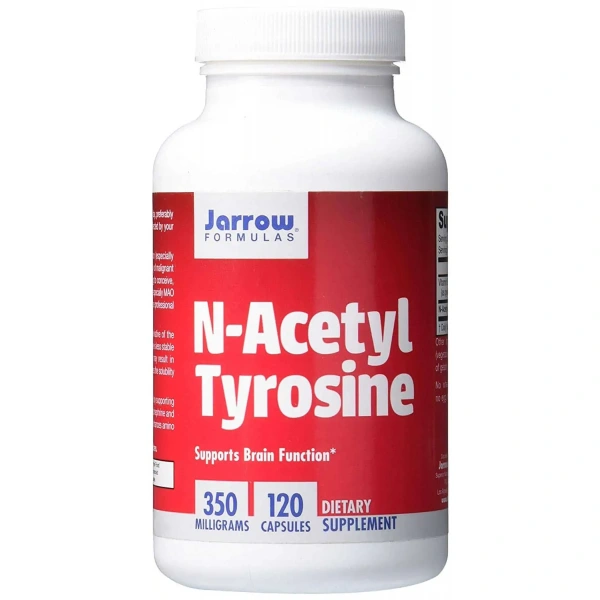 JARROW FORMULAS N-Acetylo Tyrosine 350mg (NALT N-Acetylo Tyrozyna) 120 Kapsułek