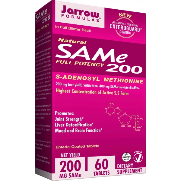 JARROW FORMULAS SAMe 200 - 60 tablets