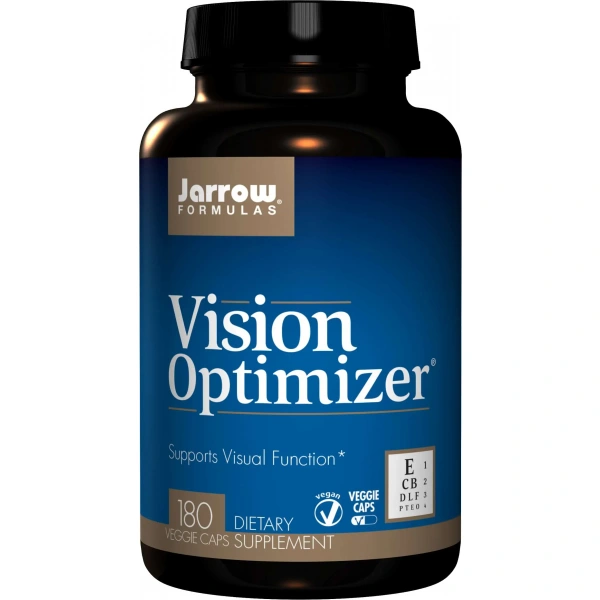 JARROW FORMULAS Vision Optimizer (Wzrok i Zdrowie Oczu) 180 kapsułek wegańskich