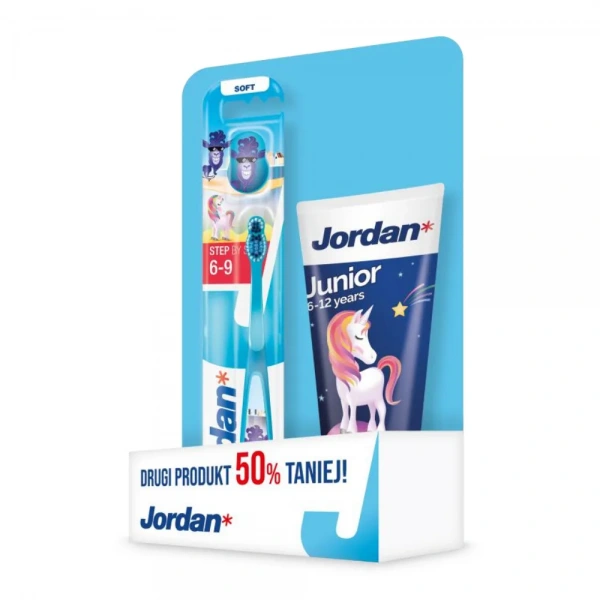 Jordan JUNIOR BACK TO SCHOOL (Set of toothbrush + toothpaste for children)