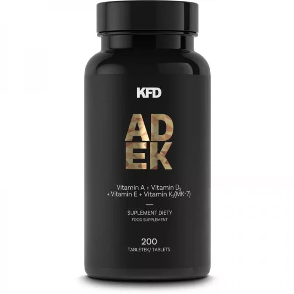KFD ADEK (Witamina A, D, E, K2 MK7) 200 Tabletek