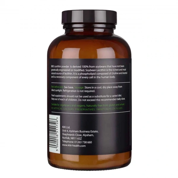 KIKI Health Lecithin Powder Non-GMO (Lecytyna sojowa) 200g
