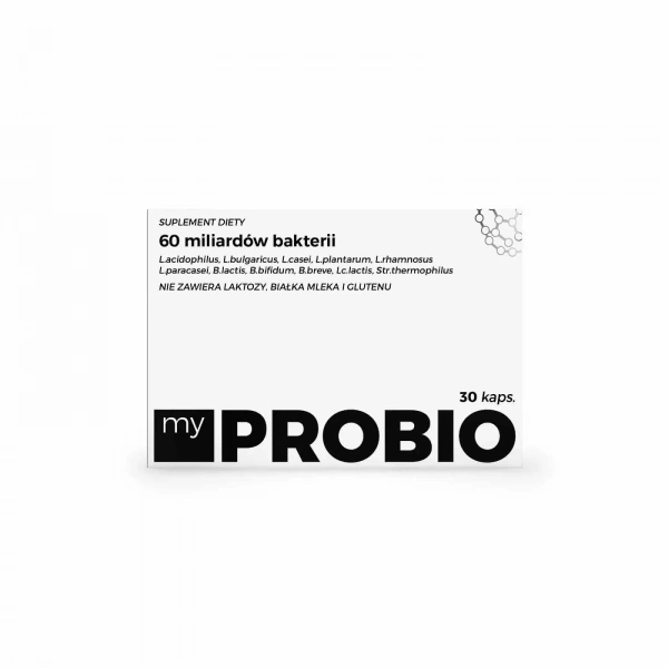 LABORELL Probiotyk myProbio (Probiotyk wieloszczepowy z prebiotykiem) 30 Kapsułek