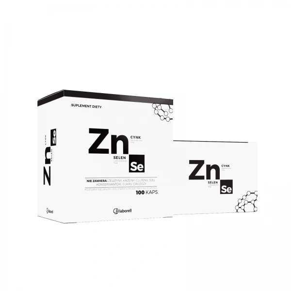 LABORELL ZnSe Zinc and Selenium (Immunity, Oxidative Stress) 100 Capsules