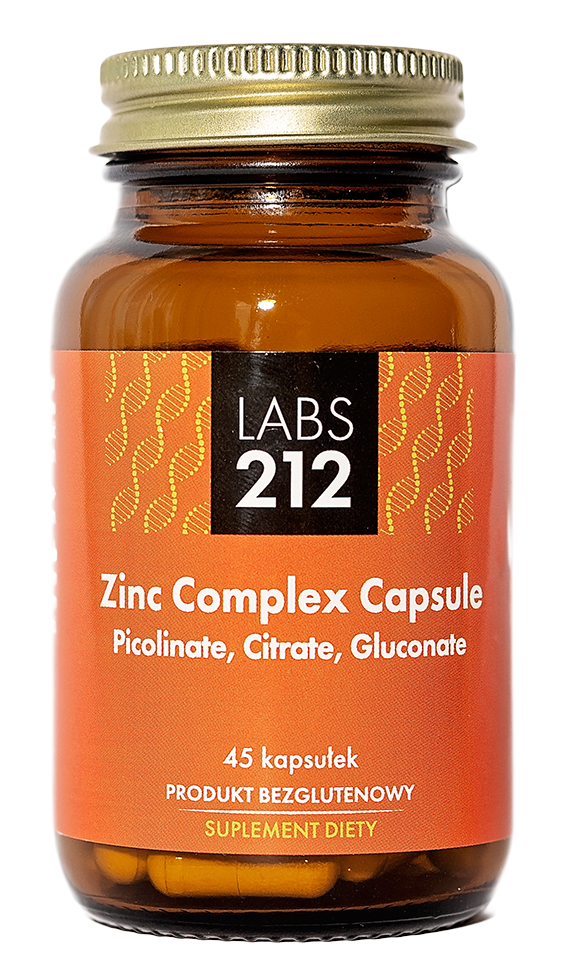 LABS212 Zinc Complex Capsule (Cynk kompleks) 45 Kapsułek