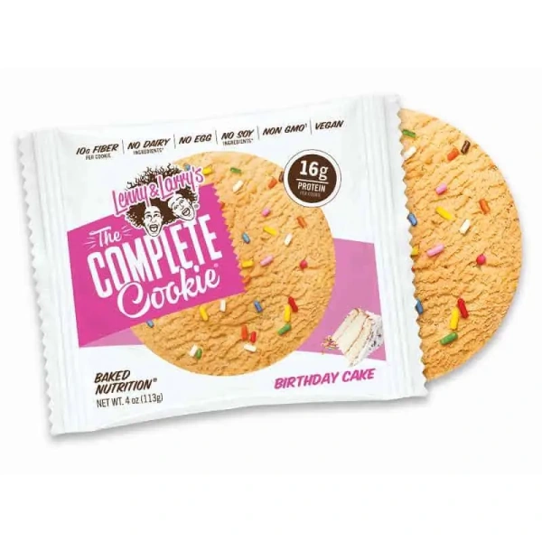 Lenny & Larry's Complete Cookie - Wegańskie Ciastko Proteinowe - 113g - Tort Urodzinowy