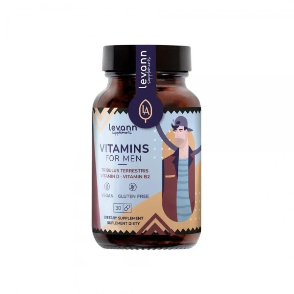 LEVANN Vitamins and Minerals for Men 30 Capsules