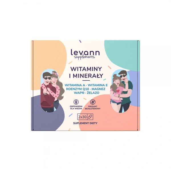 LEVANN A set of vitamins and minerals (Set for women and men) 2x30 capsules