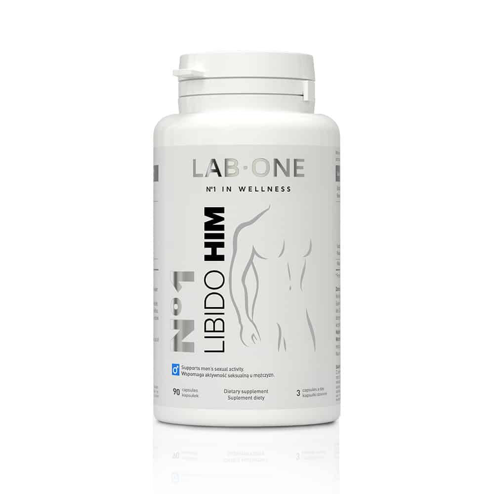 LAB ONE N1 Libido HIM (Zdrowie i aktywność seksualna u Mężczyzn) 90 Kapsułek