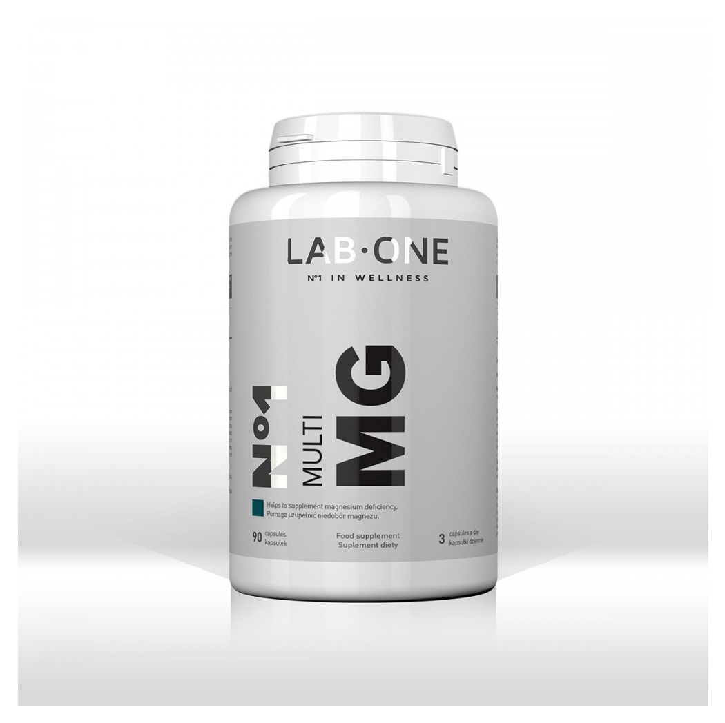 LAB ONE N1 Multi MG (Uzupełnij niedobory magnezu) 90 Kapsułek