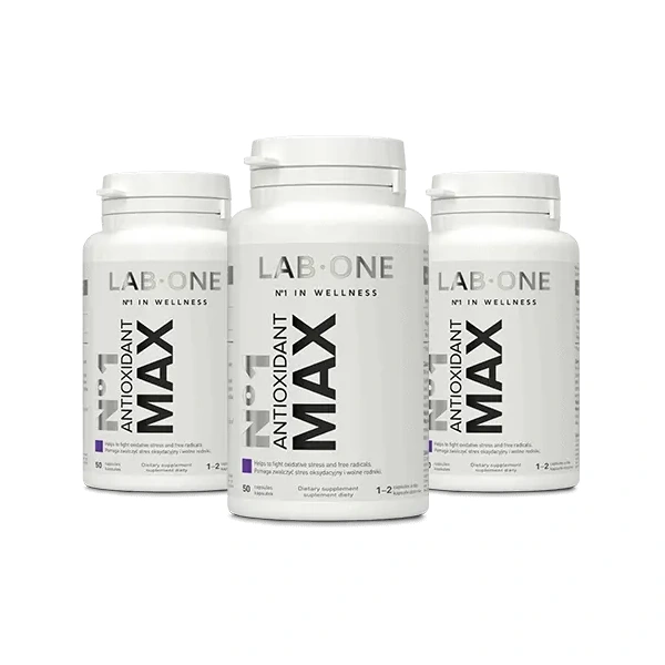 LAB ONE N°1 Antioxidant MAX (Antyoksydant Zestaw 3 Opakowania) - 3 x 50 kapsułek wegańskich