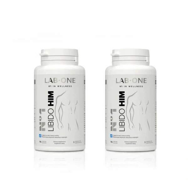 LAB ONE N ° 1 Libido HIM (Health and Sexual Activity in Men) 2 x 90 capsules