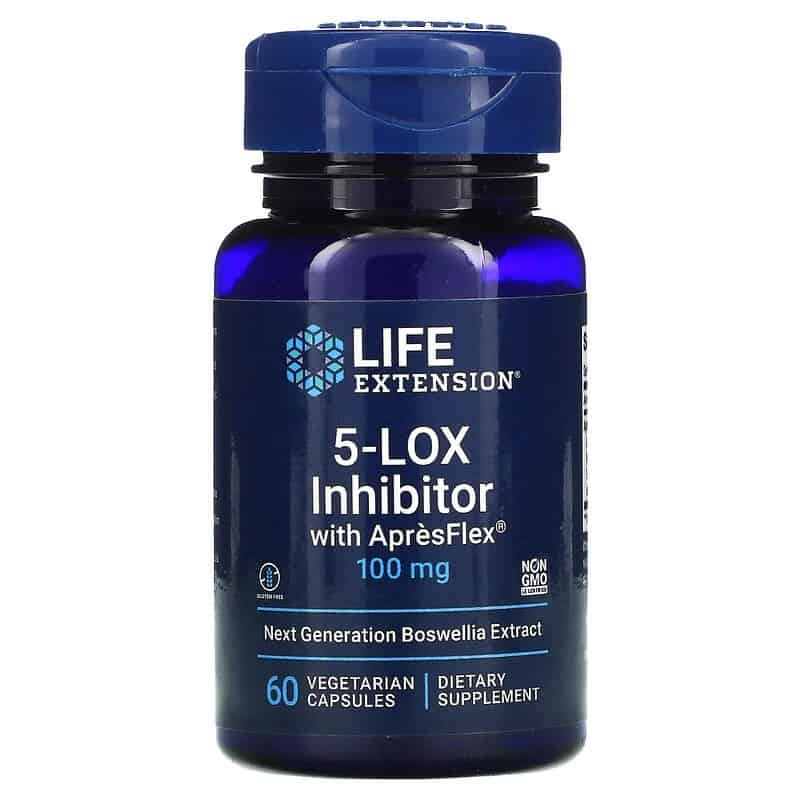 LIFE EXTENSION 5-LOX Inhibitor with ApresFlex 60 Kapsułek wegetariańskich