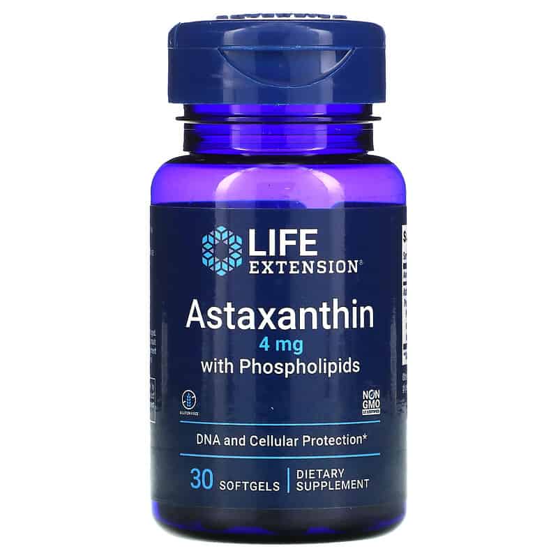 LIFE EXTENSION Astaxanthin with Phospholipids 30 Kapsułek żelowych