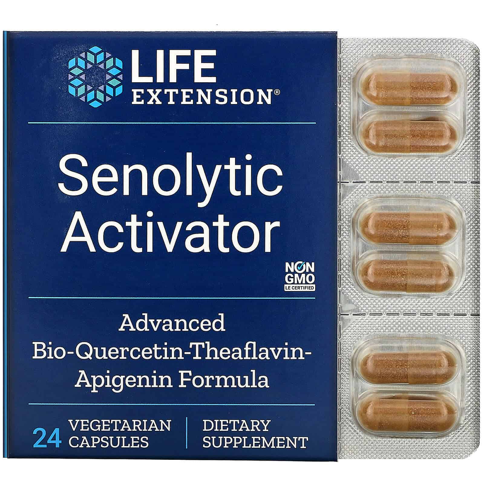LIFE EXTENSION Senolytic Activator 24 Kapsułki wegetariańskie