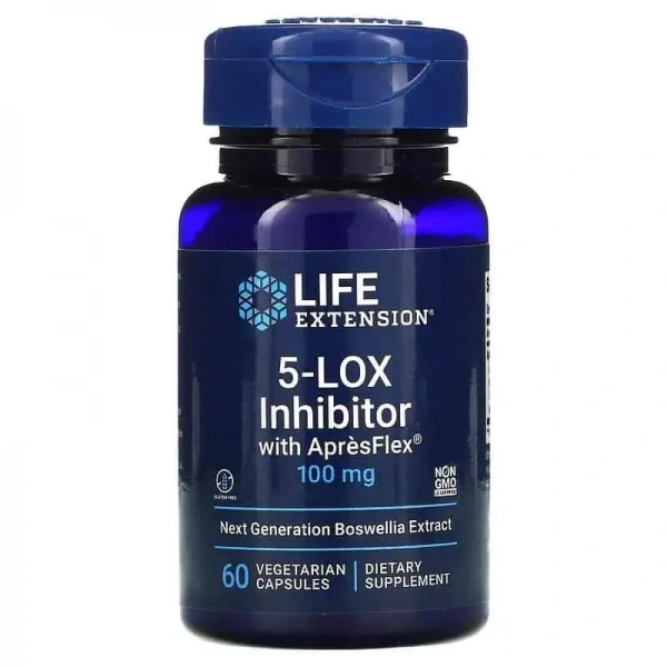 LIFE EXTENSION 5-LOX Inhibitor with ApresFlex 60 Vegetarian Capsules