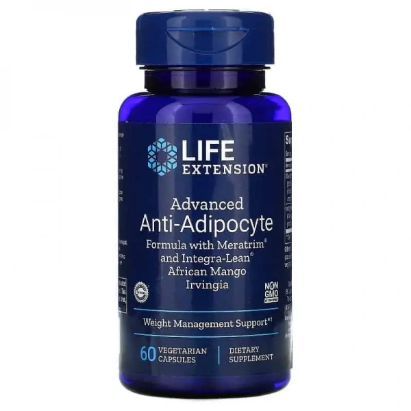 LIFE EXTENSION Advanced Anti-Adipocyte 60 Kapsułek wegetariańskch