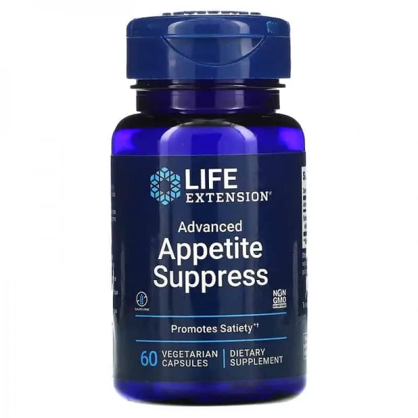 LIFE EXTENSION Advanced Appetite Suppress (Kontrola apetytu) 60 Kapsułek wegetariańskich