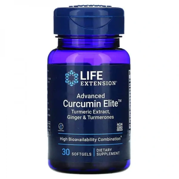LIFE EXTENSION Advanced Curcumin Elite Turmeric Extract (Ekstrakt z kurkumy) 30 Kapsułek żelowych