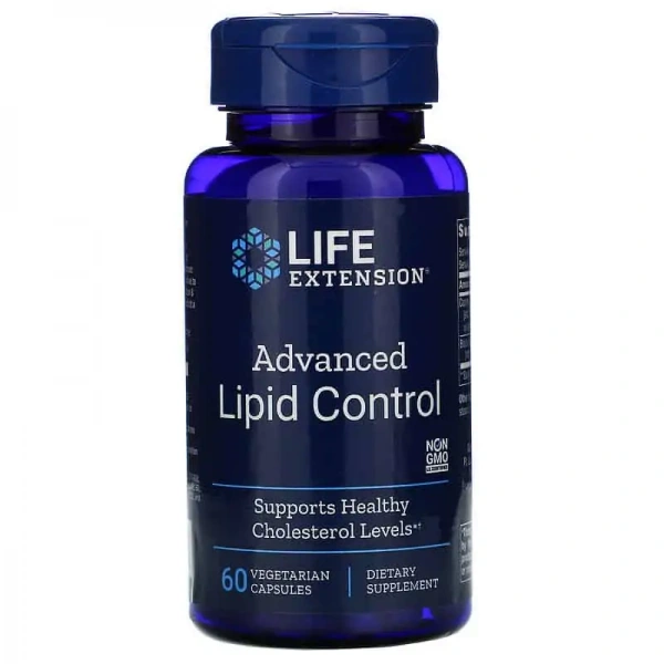 LIFE EXTENSION Advanced Lipid Control (Cholesterol w normie) 60 Kapsułek wegetariańskich