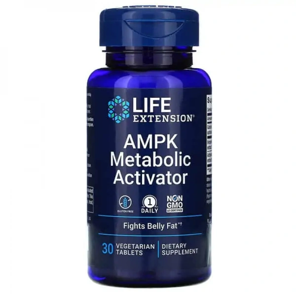 LIFE EXTENSION AMPK Metabolic Activator (Cell metabolism) 30 Vegetarian Tablets