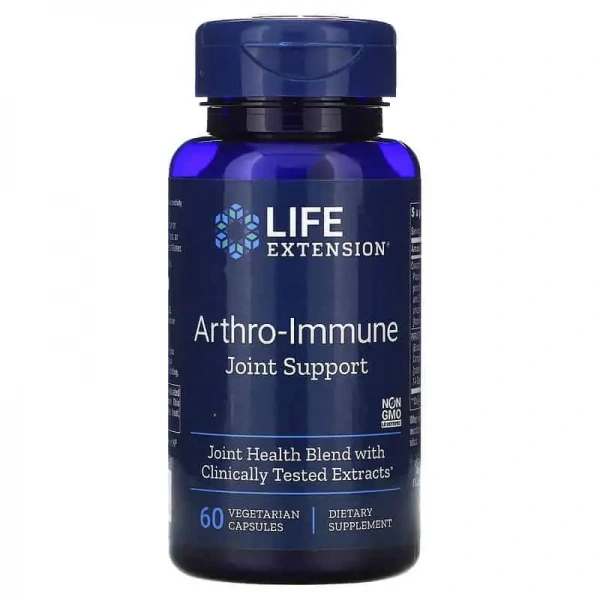 LIFE EXTENSION Arthro-Immune Joint Support 60 Vegetarian Capsules