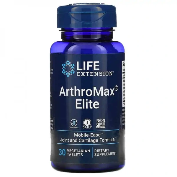 LIFE EXTENSION ArthroMax Elite (Wsparcie stawów i chrząstek) 30 Tabletek wegetariańskich