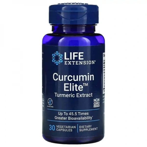 LIFE EXTENSION Curcumin Elite Turmeric Extract 30 Vegetarian Capsules