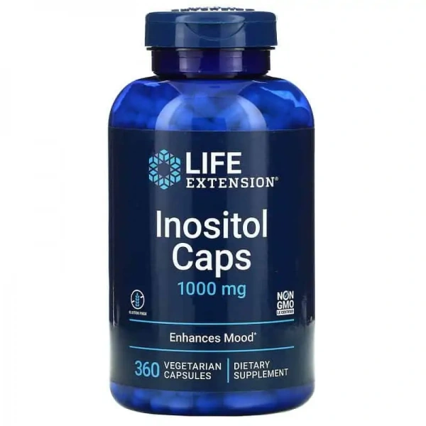 LIFE EXTENSION Inositol Caps (Inositol) 360 Vegetarian Capsules