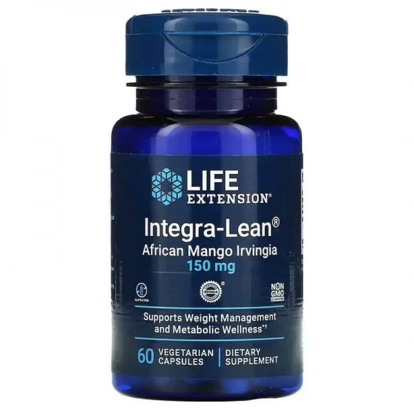 LIFE EXTENSION Integra-Lean African Mango Irvingia (Redukcja wagi)  60 Kapsułek wegetariańskich