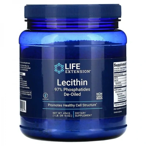 LIFE EXTENSION Lecithin (Lecithin, Memory and concentration) 454g
