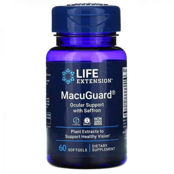 LIFE EXTENSION MacuGuard Ocular Support 60 Gel capsules