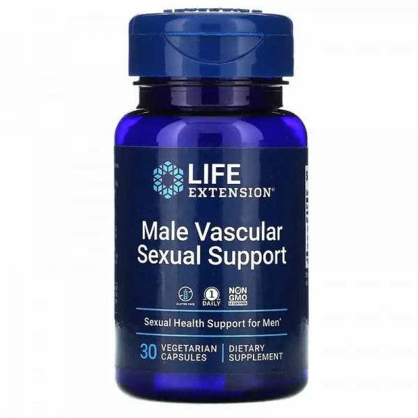 LIFE EXTENSION Male Vascular Sexual Support (Sprawność seksualna, Libido) 30 Kapsułek wegetariańskich