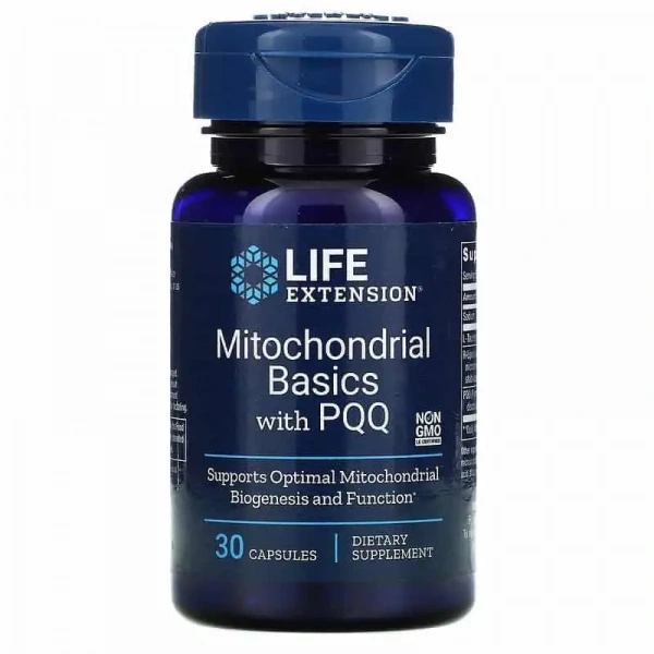 LIFE EXTENSION Mitochondrial Basics with PQQ (Mitochondria) 30 Capsules