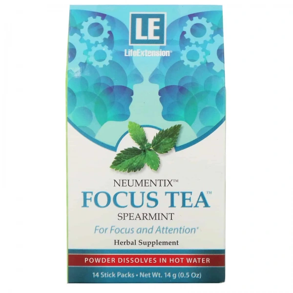 LIFE EXTENSION Neumentix Focus Tea (Wsparcie koncentracji) 14 Saszetek