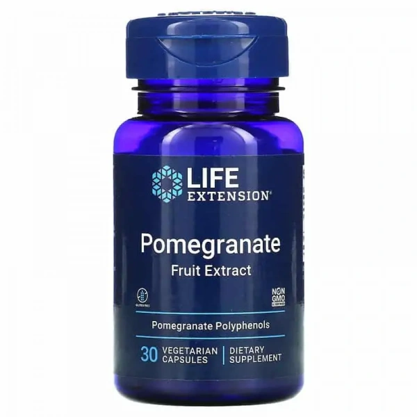 LIFE EXTENSION Pomegranate Fruit Extract (Cardiovascular System) 30 Vegetarian Capsules