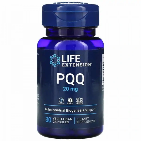 LIFE EXTENSION PQQ Caps 20mg 30 Vegetarian Capsules