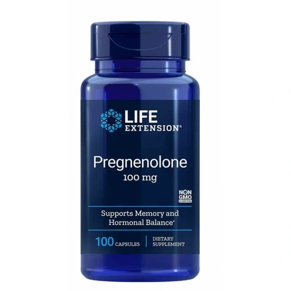 Life Extension Pregnenolone (Pregnenolon) 100mg - 100 kapsułek