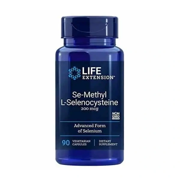 LIFE EXTENSION Se-Methyl L-Selenocysteine (Cellular Health) 90 Vegetarian Capsules
