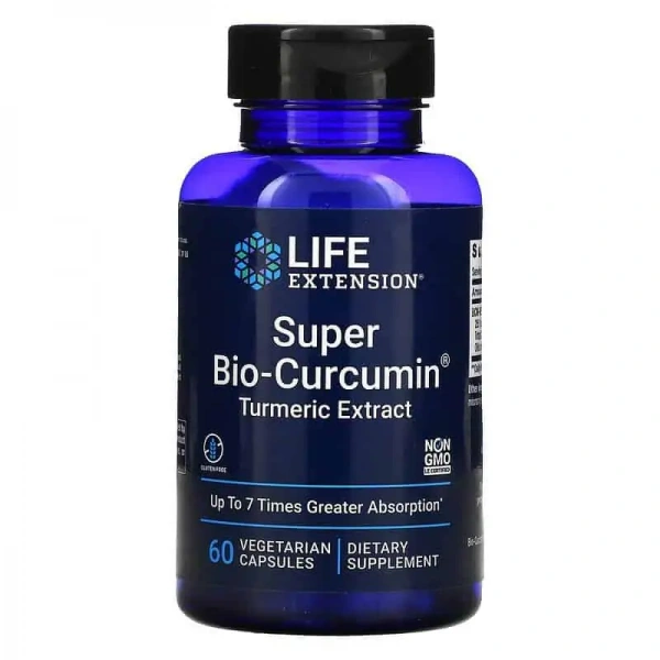 LIFE EXTENSION Super Bio-Curcumin (Kurkuma) 60 Kapsułek wegetariańskich