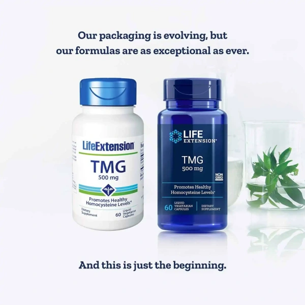 Life Extension TMG 500mg - 60 vegetarian capsules