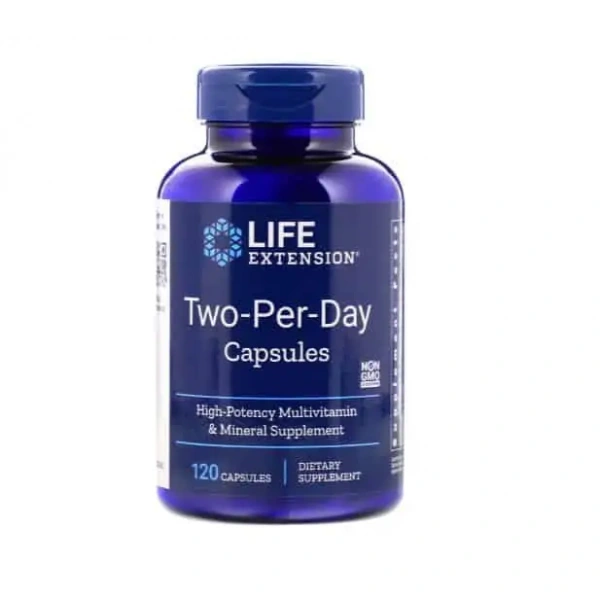 Life Extension Two-Per-Day Multivitamins 120 Capsules